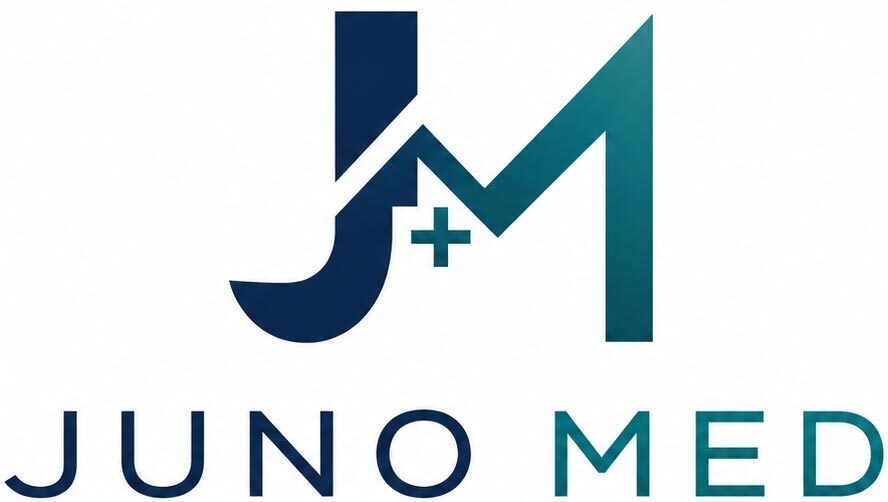 „Juno Med GmbH“-Logo, zur Startseite
